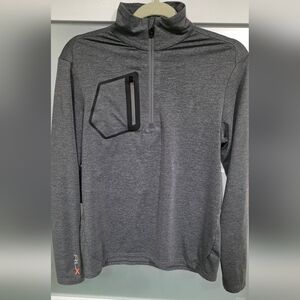 Ralph Lauren RLX Heather Gray Performance Quarter-Zip